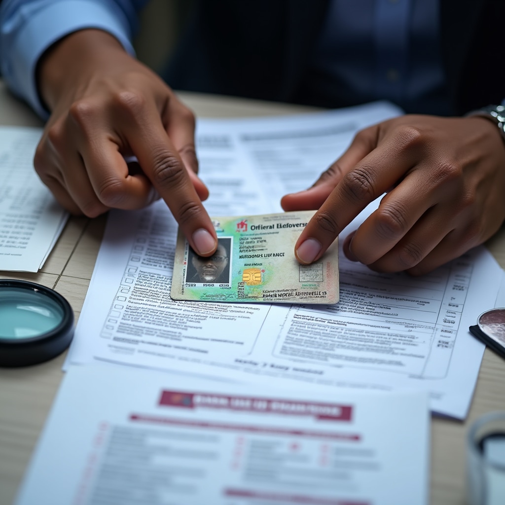 KYC compliance training with identification documents